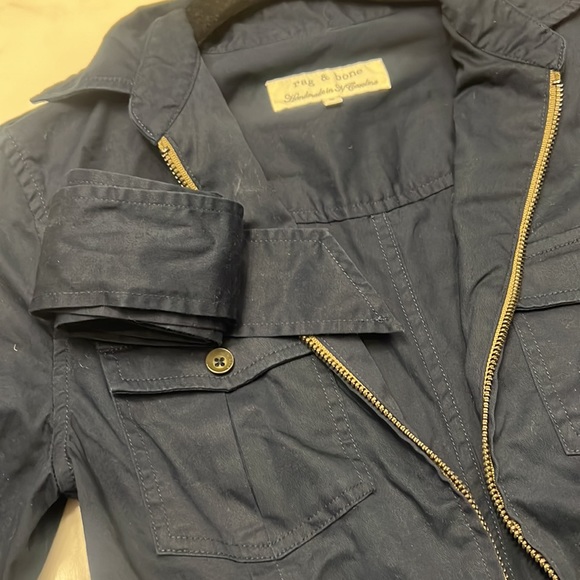 Rag and bone navy blue cotton dress - Picture 8 of 9